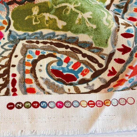 Kelly Ripa Home Decor Fabric Colorful Paisley Bright and Lively Fiesta 1+ yard - Picture 3 of 5